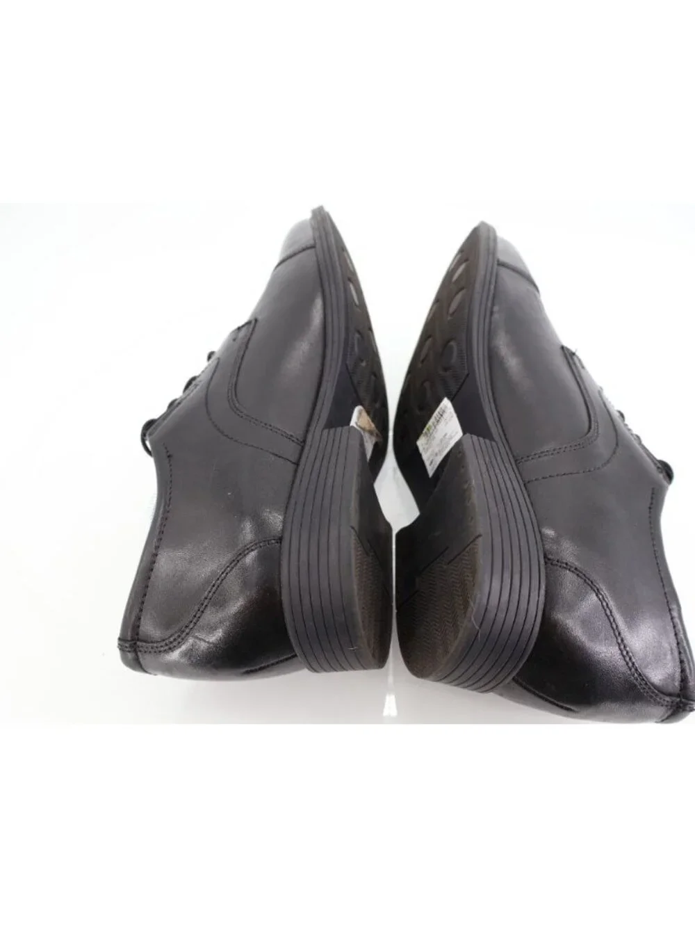 Clarks Men's Whiddon Cap Oxford Size 12M Black Leather Lace Up Dress Shoes